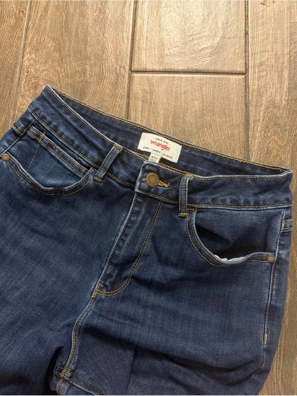 Wrangler Women's Dark Blue Boot Cut Jeans